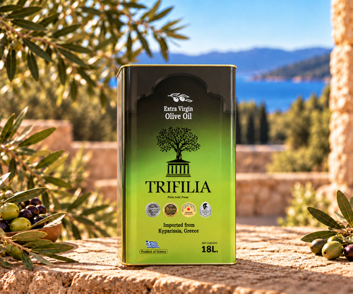 Trifilia Extra Virgin Olive Oil 18L Tin