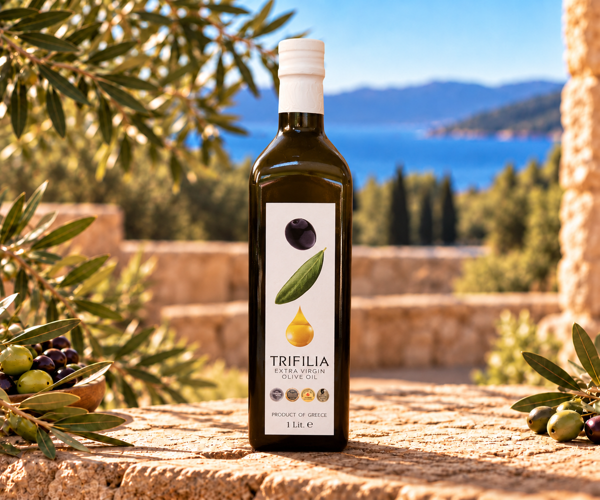 Trifilia Extra Virgin Olive Oil 1L (Bottle)