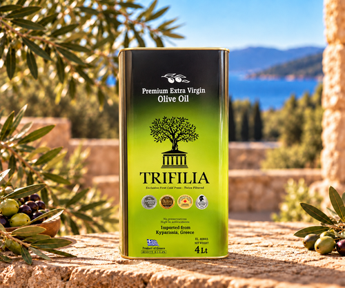 Trifilia Extra Virgin Olive Oil 4L Tin