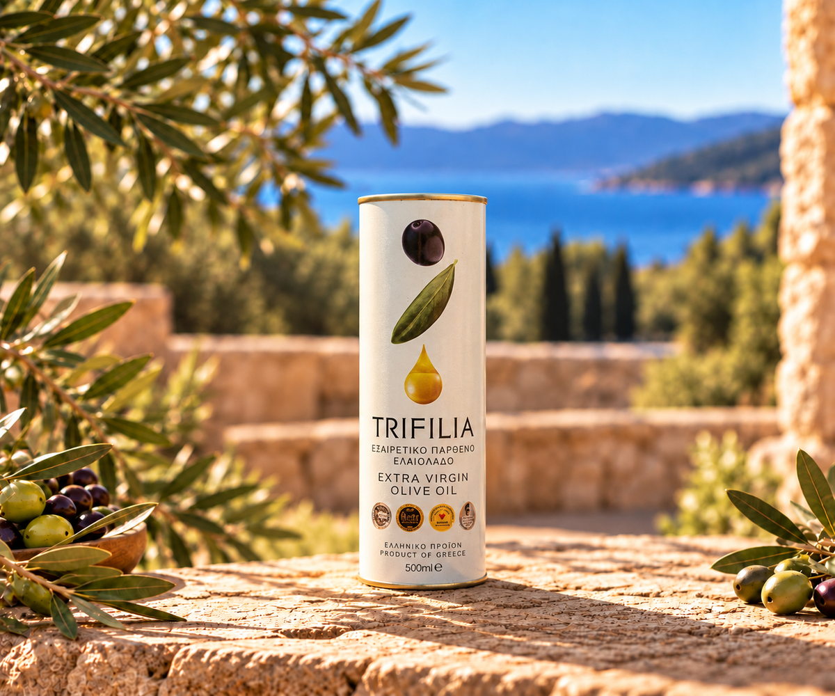 Trifilia Extra Virgin Olive Oil 500ml (Tin)